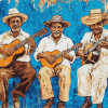 Vintage Cuban Musicians Diamond Painting