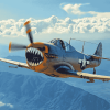 Vintage Curtiss P 40 Warhawk Diamond Painting