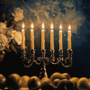 Vintage Hanukah Menorahs Diamond Painting