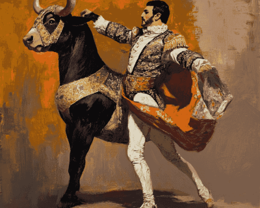 Vintage Matador Diamond Painting