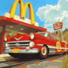 Vintage McDonald Animation Diamond Painting