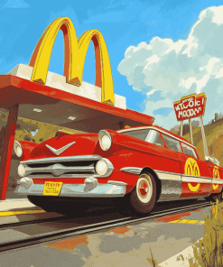 Vintage McDonald Animation Diamond Painting