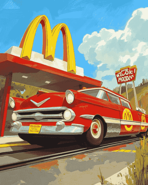 Vintage McDonald Animation Diamond Painting