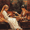 Vintage Oriental Women Diamond Painting