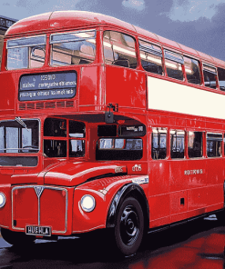 Vintage Routemaster Engines Diamond Painting