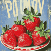 Vintage Strawberry Diamond Painting