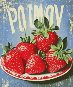 Vintage Strawberry Diamond Painting