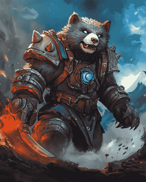 Volibear Video Game Diamond Painting