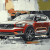 Volvo XC40 Cars Diamond Painting