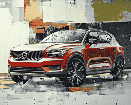 Volvo XC40 Cars Diamond Painting