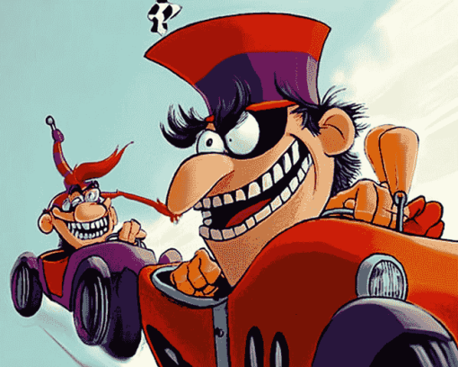 Wacky Races Cartoon Diamond Painting