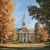 Wake Forest University Campus Diamond Painting