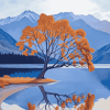 Wanaka Lake Scenic Beauty Diamond Painting