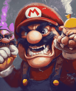 Wario Adventures Animation Diamond Painting