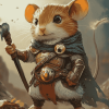 Warrior Mice Animation Diamond Painting