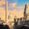 Washington Monument Tower Diamond Painting