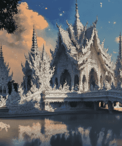 Wat Rong Khun Thailand Temple Diamond Painting