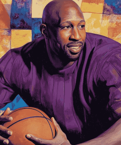 Wayman Tisdale Basketball Diamond Painting