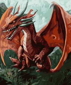 Welsh Dragon Fantasy Diamond Painting