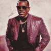 Wesley Snipes in Colorful Diamond Painting