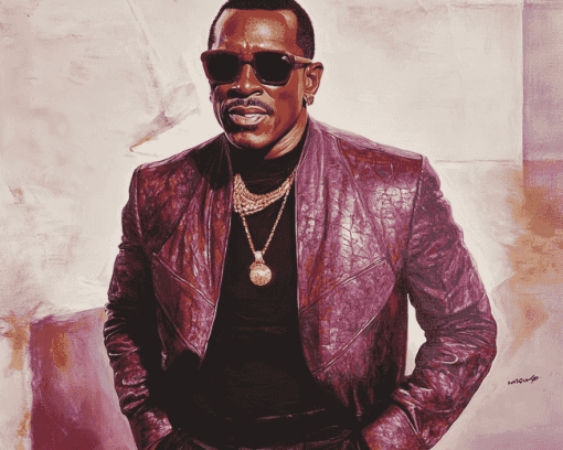 Wesley Snipes in Colorful Diamond Painting