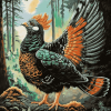 Western Capercaillie Fowl Diamond Painting