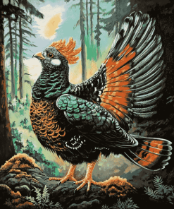 Western Capercaillie Fowl Diamond Painting