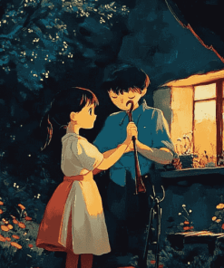 Whisper Of The Heart Anime Diamond Painting