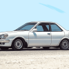 White Corolla Car Diamond Painting