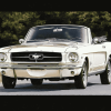 White Mustang Convertible Diamond Painting