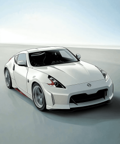 White Nissan 370z Engines Diamond Painting