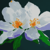 White Roses by Simon Bull Diamond Painting