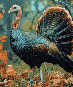 Wild Turkey Birds Diamond Painting