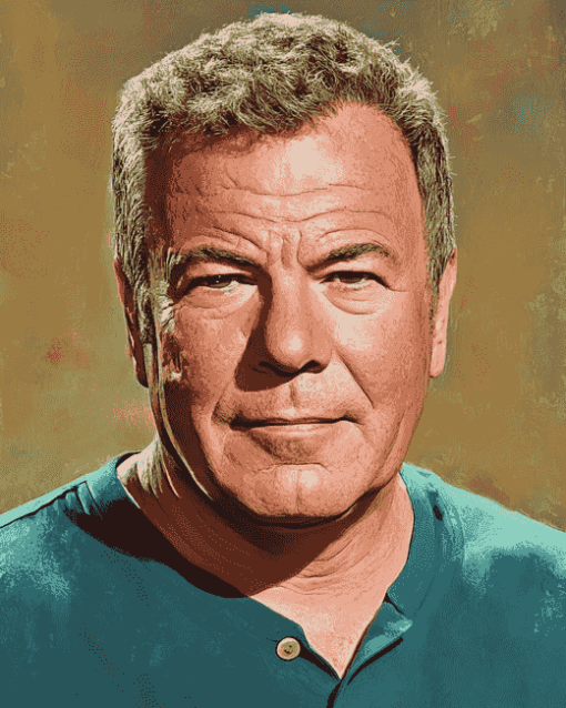 William Shatner Celebrity Diamond Painting