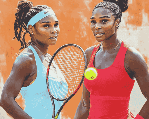 Williams Sisters Tennis Icon Diamond Painting