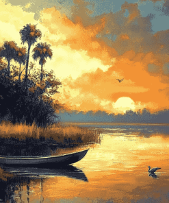 Willie Daniels Indian River Sunrise Diamond Painting