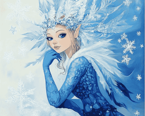 Winter Fantasy Fairy Diamond Painting