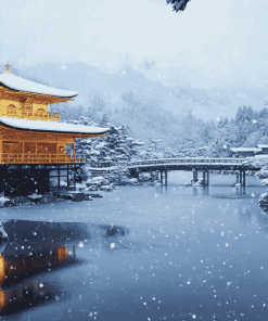 Winter Landscape of Japan Diamond Painting