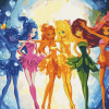 Winx Club Anime Diamond Painting