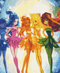 Winx Club Anime Diamond Painting