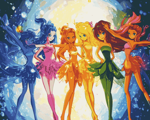 Winx Club Anime Diamond Painting