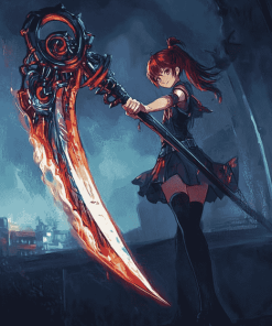 Witchs Weapon Bai Zhu Anime Diamond Painting