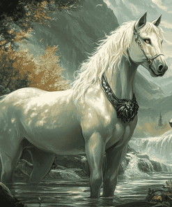 Wolves and Horses Fantasy Diamond Painting