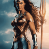 Wonder Woman and Aquaman Movie Diamond Painting