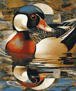 Wood Duck Wildlife Diamond Painting