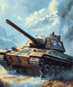 World War II Military Tank Diamond Painting