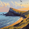 Worms Head Scenic View Diamond Painting