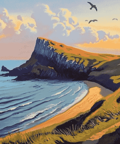 Worms Head Scenic View Diamond Painting