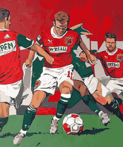 Wrexham Afc Football Club Diamond Painting