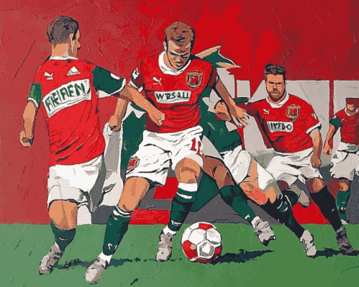 Wrexham Afc Football Club Diamond Painting